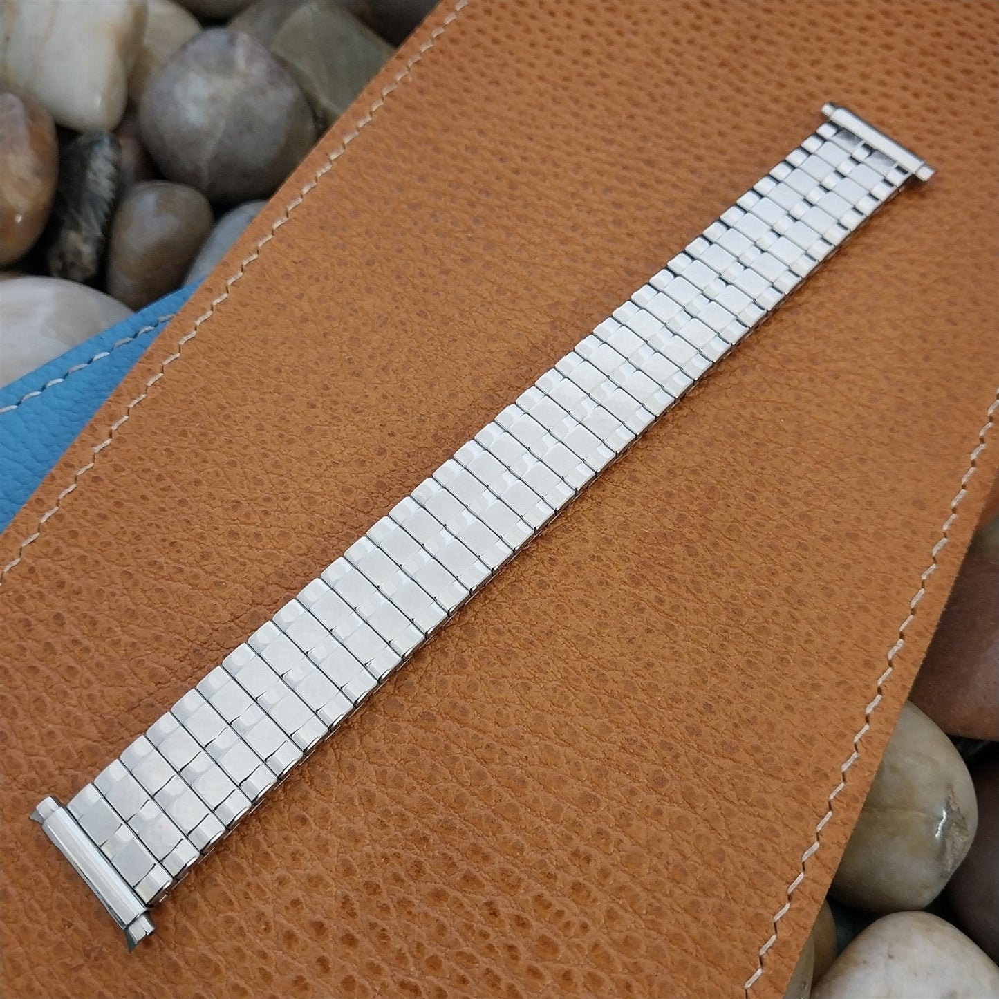 18mm 19mm Stainless Steel Expansion JB Champion nos 1970s Vintage Watch Band