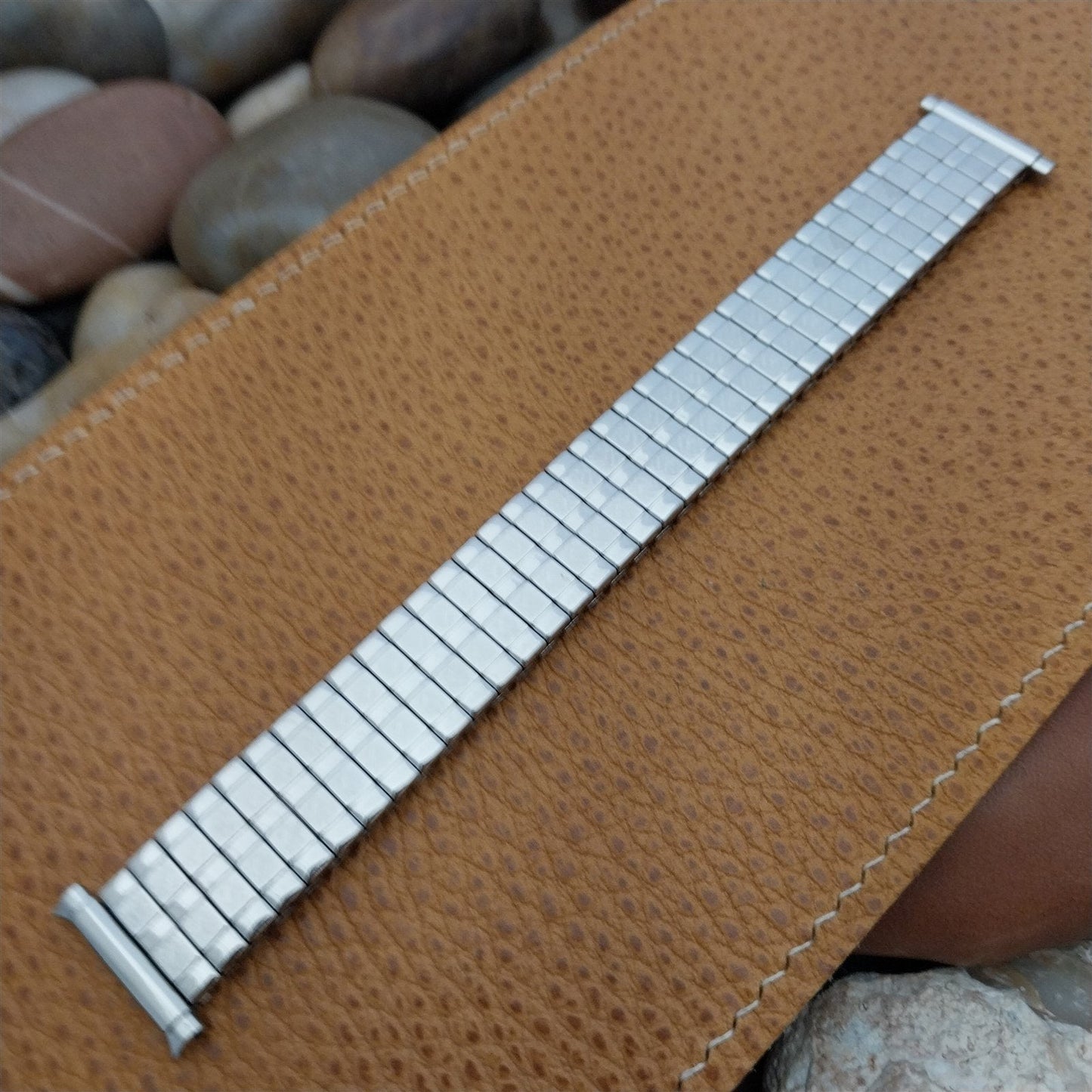 18mm 19mm 17mm JB Champion Stainless Steel Expansion 1970s Vintage Watch Band