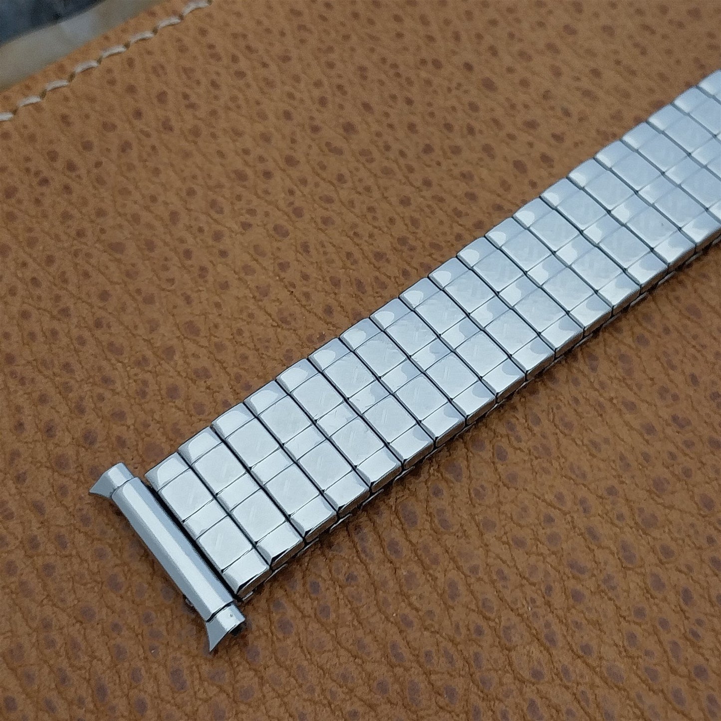 18mm 19mm 17mm JB Champion Stainless Steel Expansion 1970s Vintage Watch Band