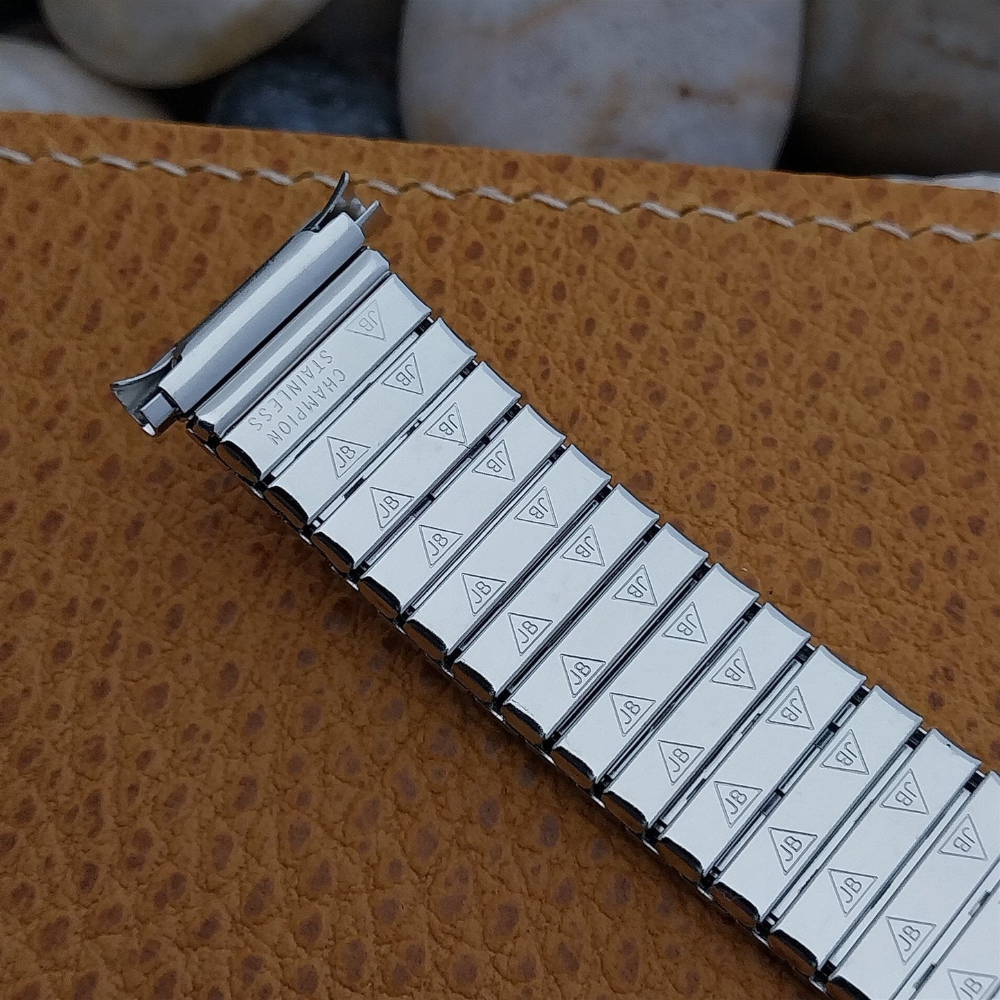 16mm 18mm 19mm JB Champion Stainless Steel Expansion 1970s Vintage Watch Band