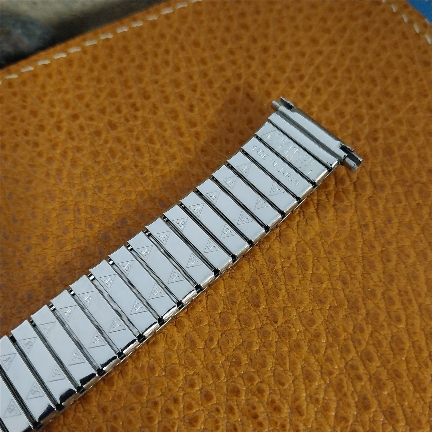 JB Champion Stainless Steel Stretch 19mm 18mm Unused 1970s Vintage Watch Band