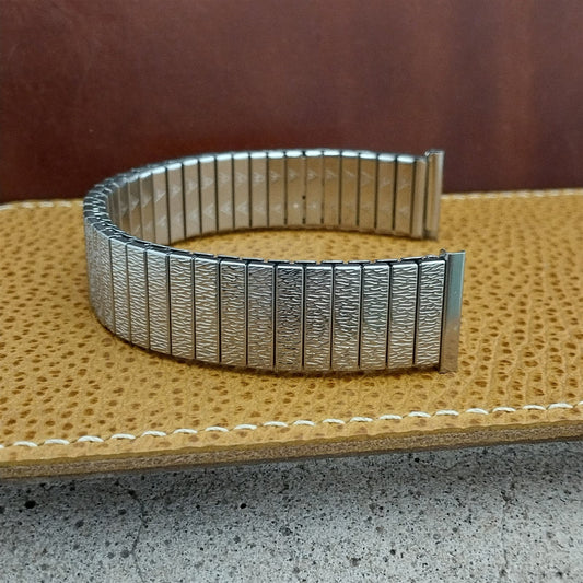 JB Champion Long Stainless Steel Expansion 11/16" 18mm 1970s Vintage Watch Band