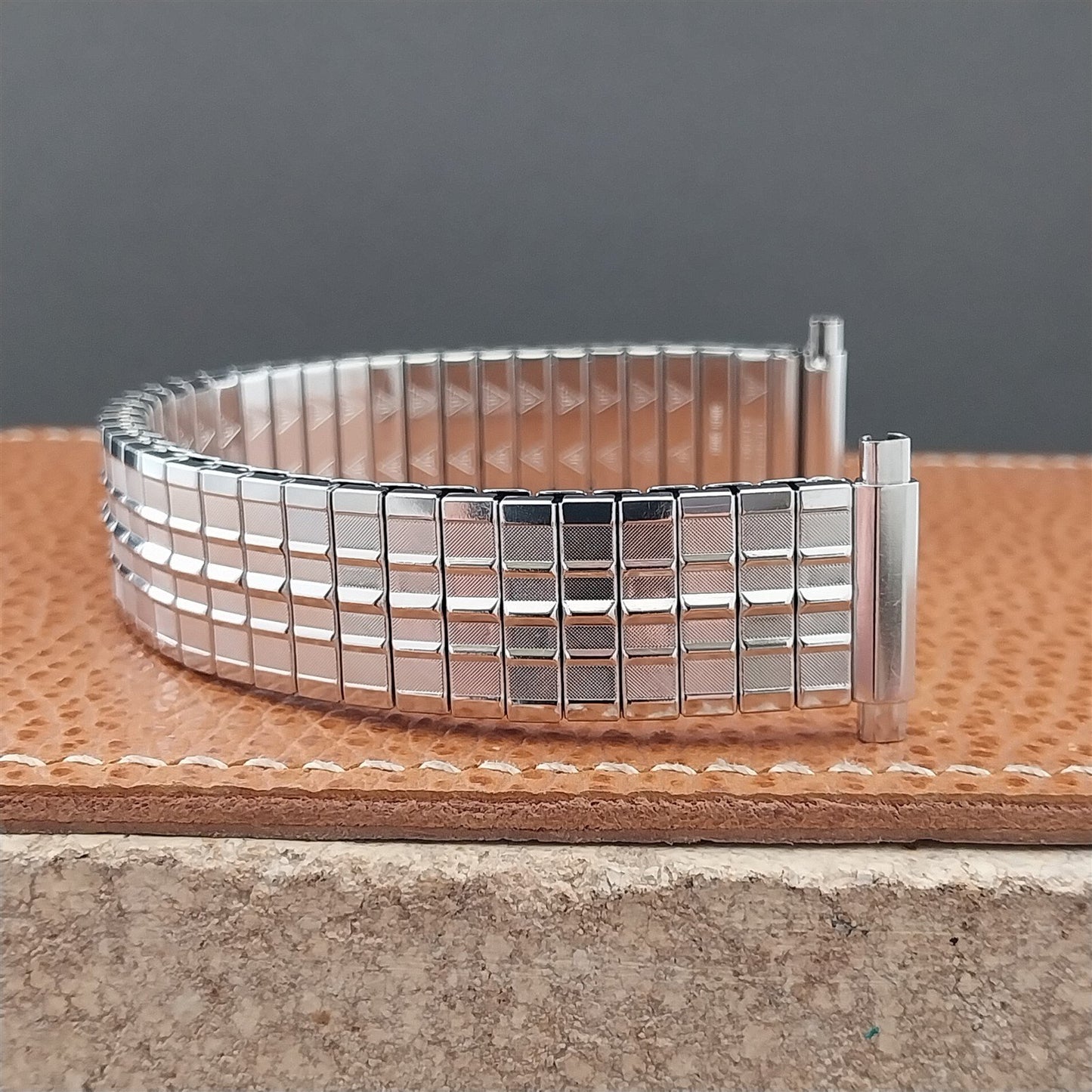 16mm 18mm 19mm JB Champion Stainless Steel Expansion 1970s Vintage Watch Band