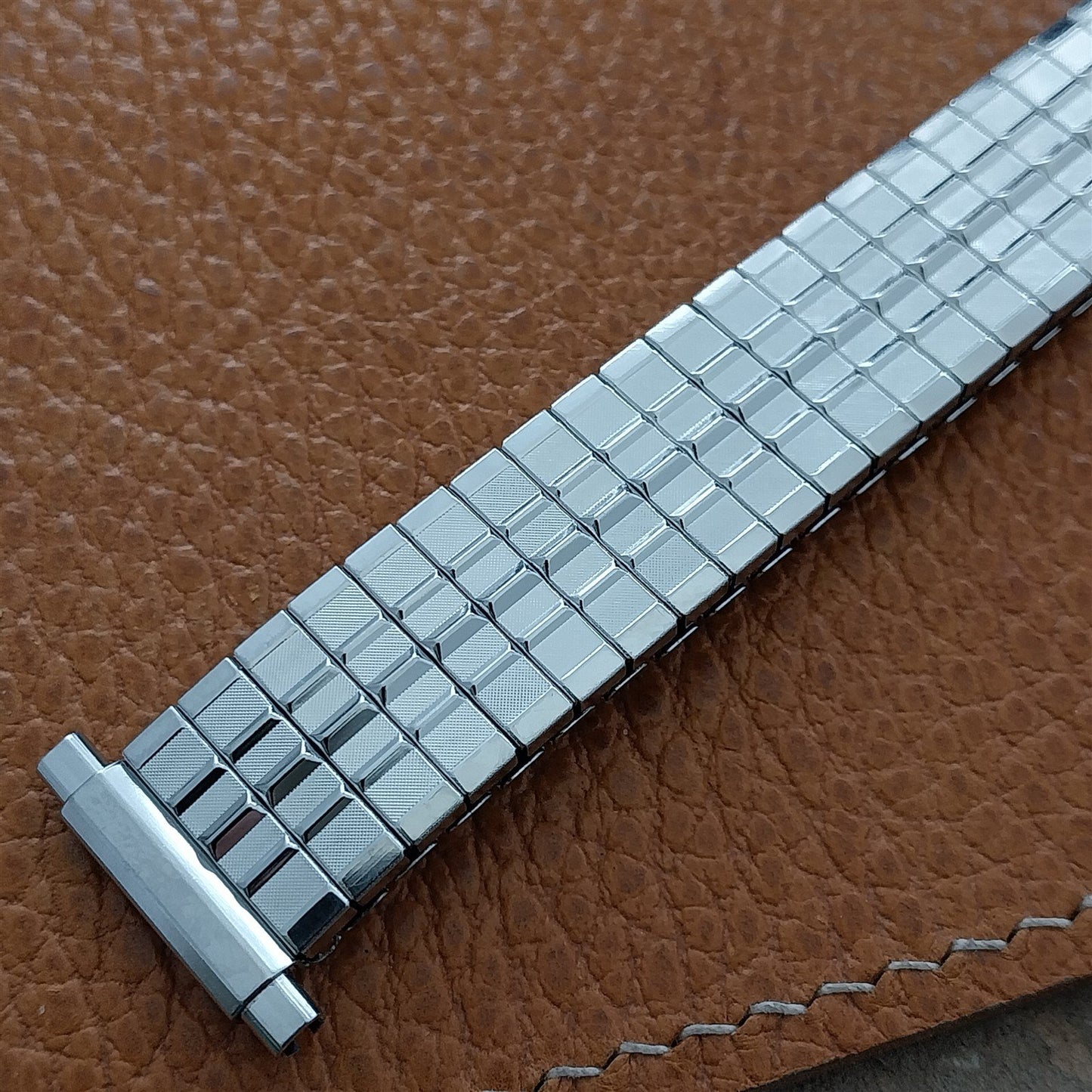 16mm 18mm 19mm JB Champion Stainless Steel Expansion 1970s Vintage Watch Band