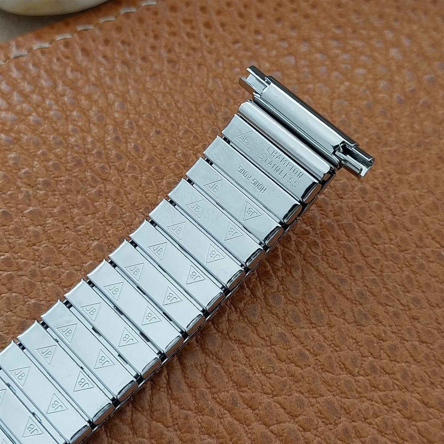 16mm 18mm 19mm JB Champion Stainless Steel Expansion 1970s Vintage Watch Band