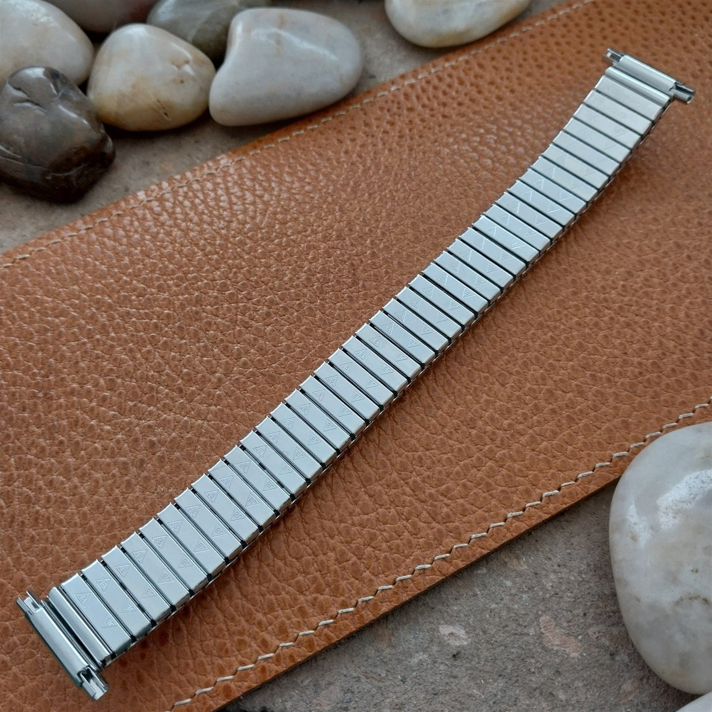 16mm 18mm 19mm JB Champion Stainless Steel Expansion 1970s Vintage Watch Band