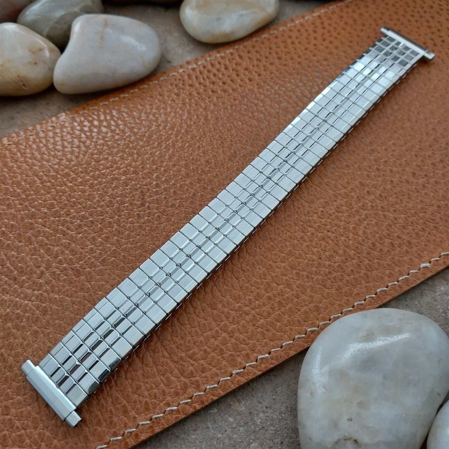 16mm 18mm 19mm JB Champion Stainless Steel Expansion 1970s Vintage Watch Band