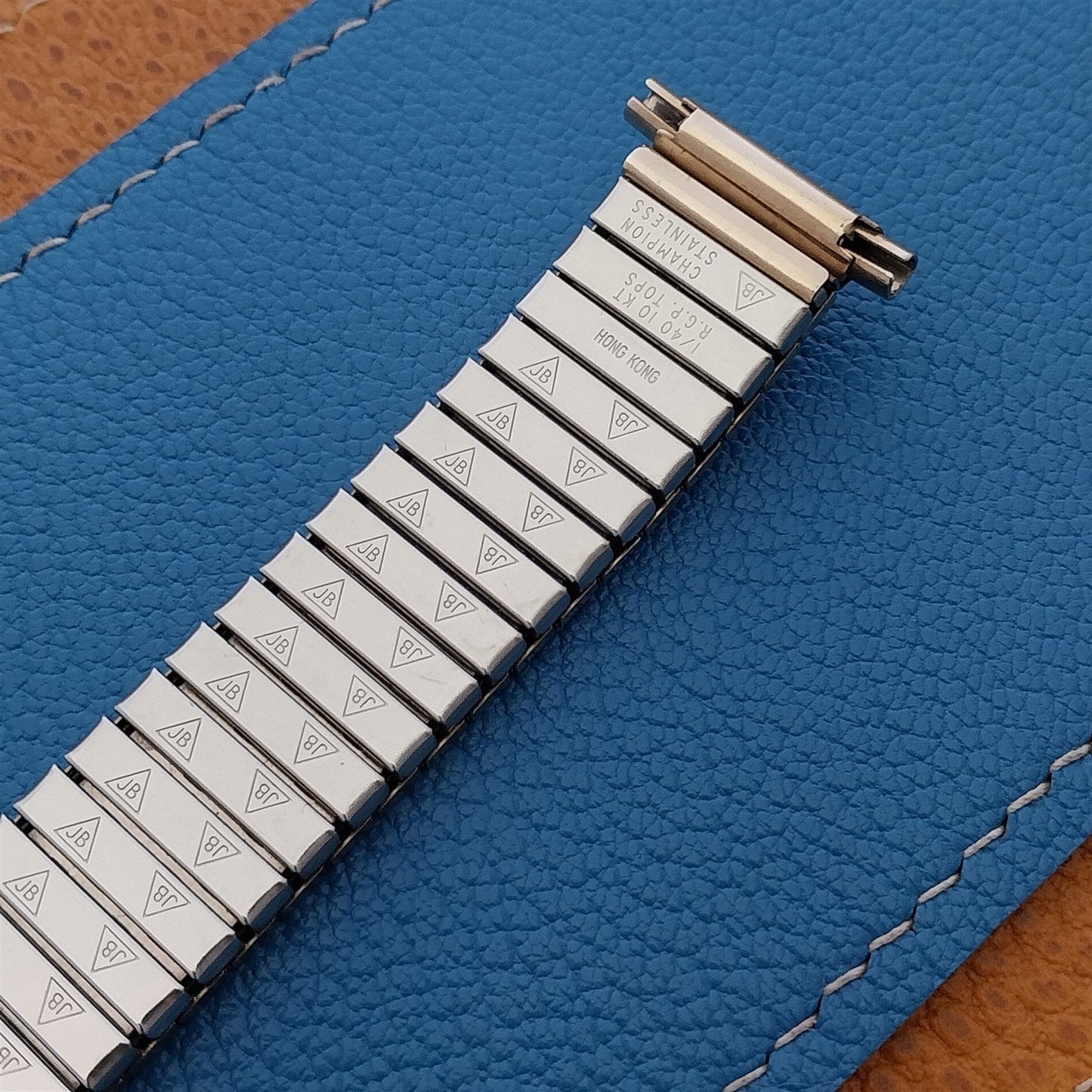 1970s Vintage Watch Band 21mm JB Champion 10kt Gold RGP Old-Stock NOS