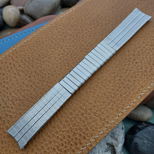 1960s Gruen Commander Stainless Steel Baldwin nos Vintage Watch Band