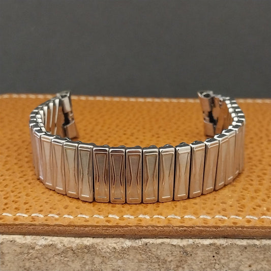 17.2mm 11/16" Baldwin Stainless Steel Expansion Unused 1960s Vintage Watch Band