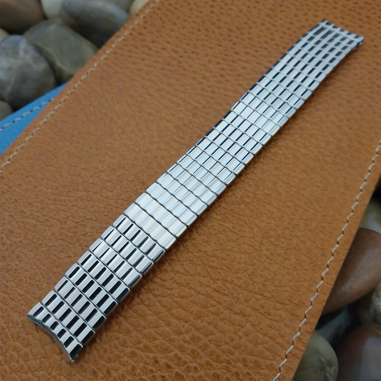 17.2mm 11/16" Admiral Stainless Steel Expansion nos 1950s Vintage Watch Band