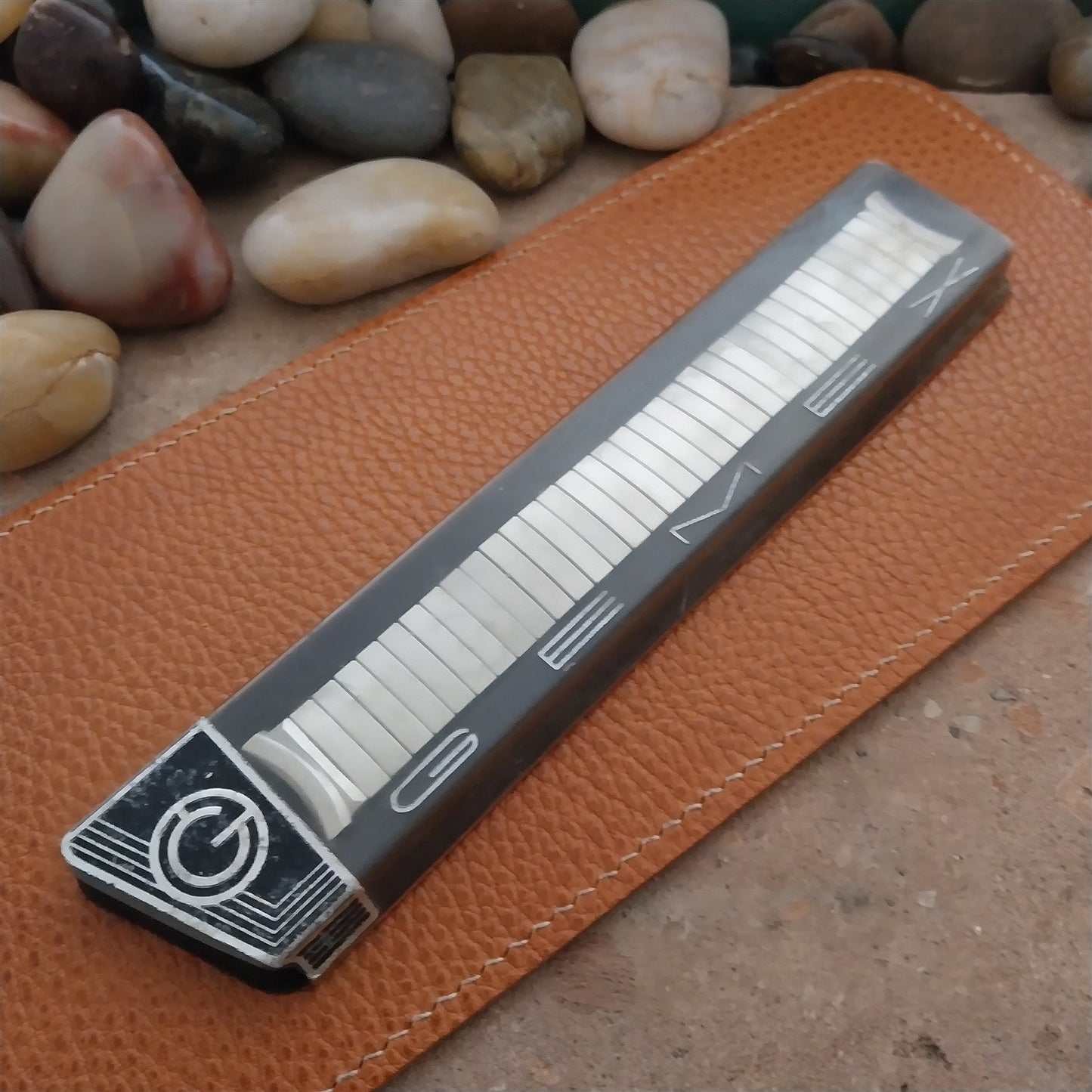 Vintage 17mm 18mm 19mm Gemex Stainless Steel Classic Stretch 1950s Watch Band