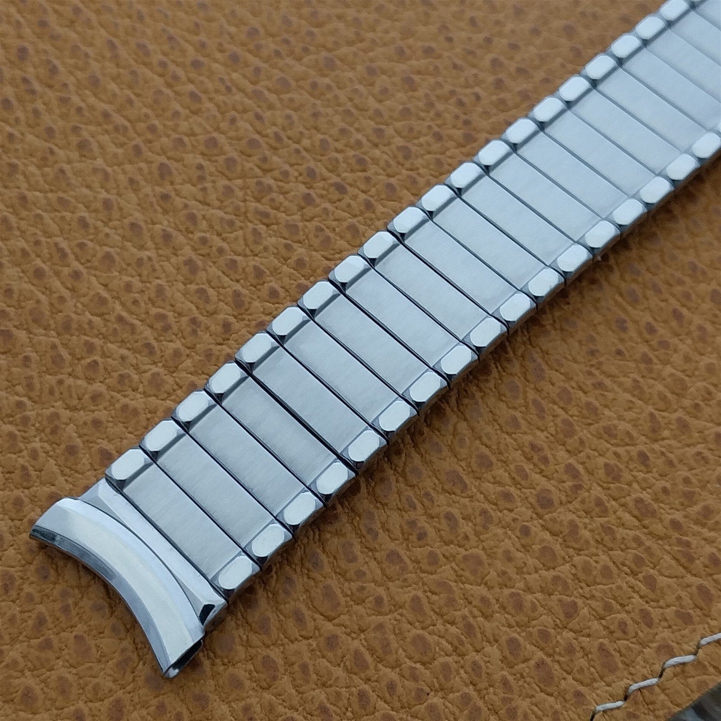 18mm 19mm 17.2mm Wide Stainless Expansion Gemex Unused 1950s Vintage Watch Band