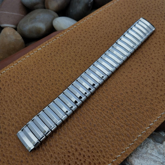 1950s 5/8" 16mm JB Champion USA Stainless Steel Old-Stock Vintage Watch Band