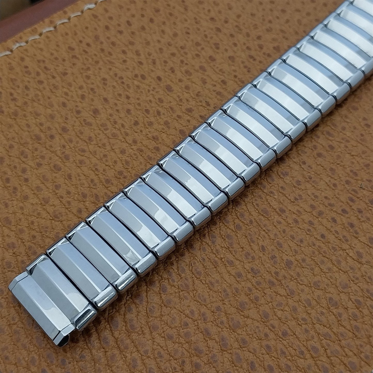 1950s 5/8" 16mm JB Champion USA Stainless Steel Old-Stock Vintage Watch Band