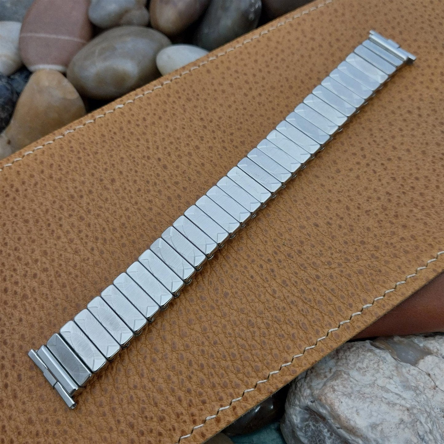 1960s 19mm 18mm JB Champion USA Stainless Steel Unused Vintage Watch Band