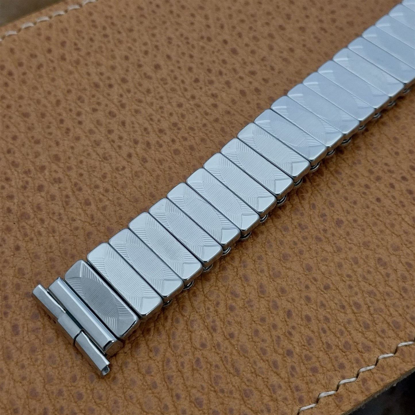 1960s 19mm 18mm JB Champion USA Stainless Steel Unused Vintage Watch Band