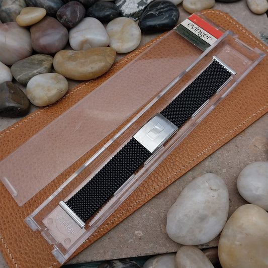 Stainless Steel Evinger Mesh Expansion 22mm 20mm 19mm Unused Vintage Watch Band