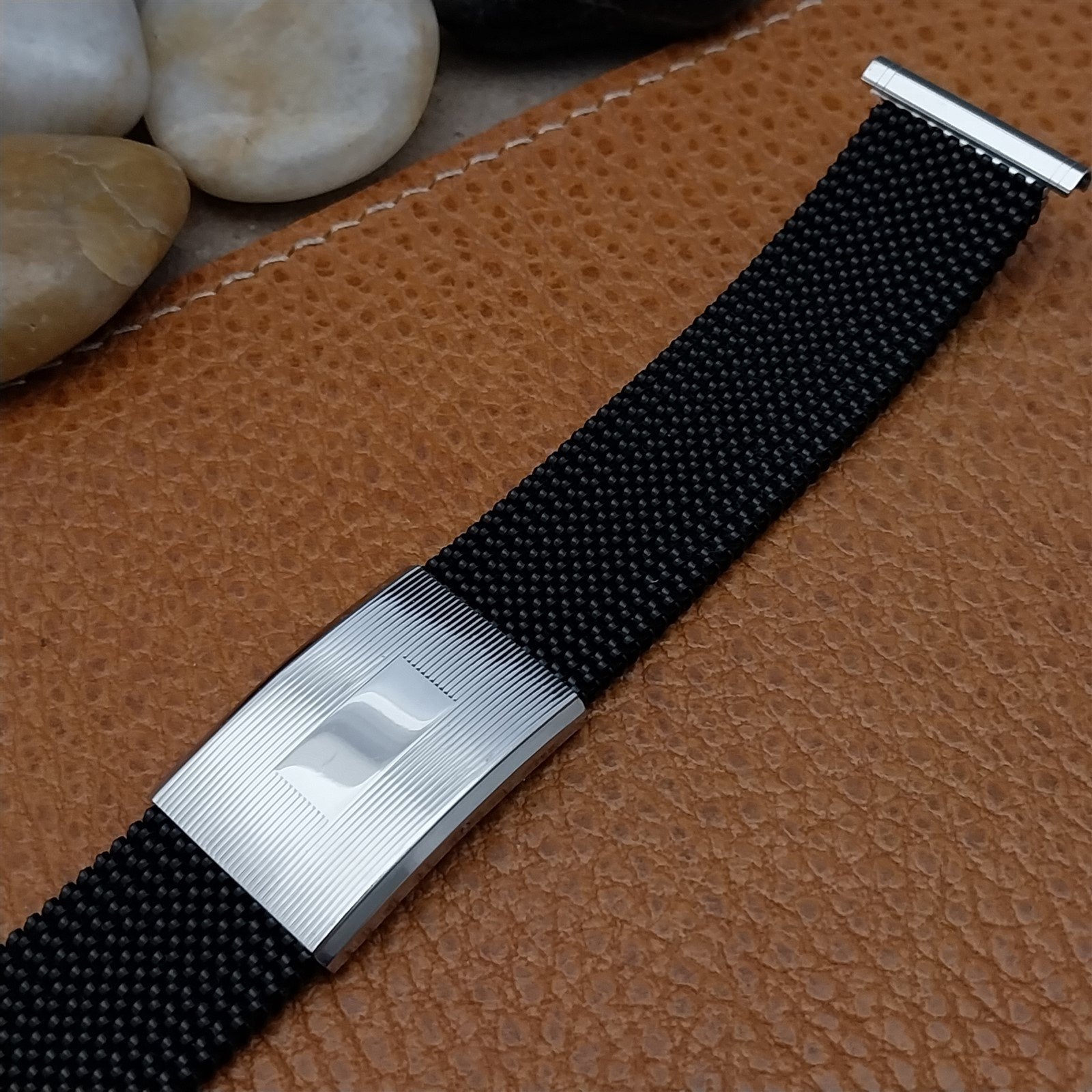 Stainless Steel Evinger Mesh Expansion 22mm 20mm 19mm Unused Vintage Watch Band