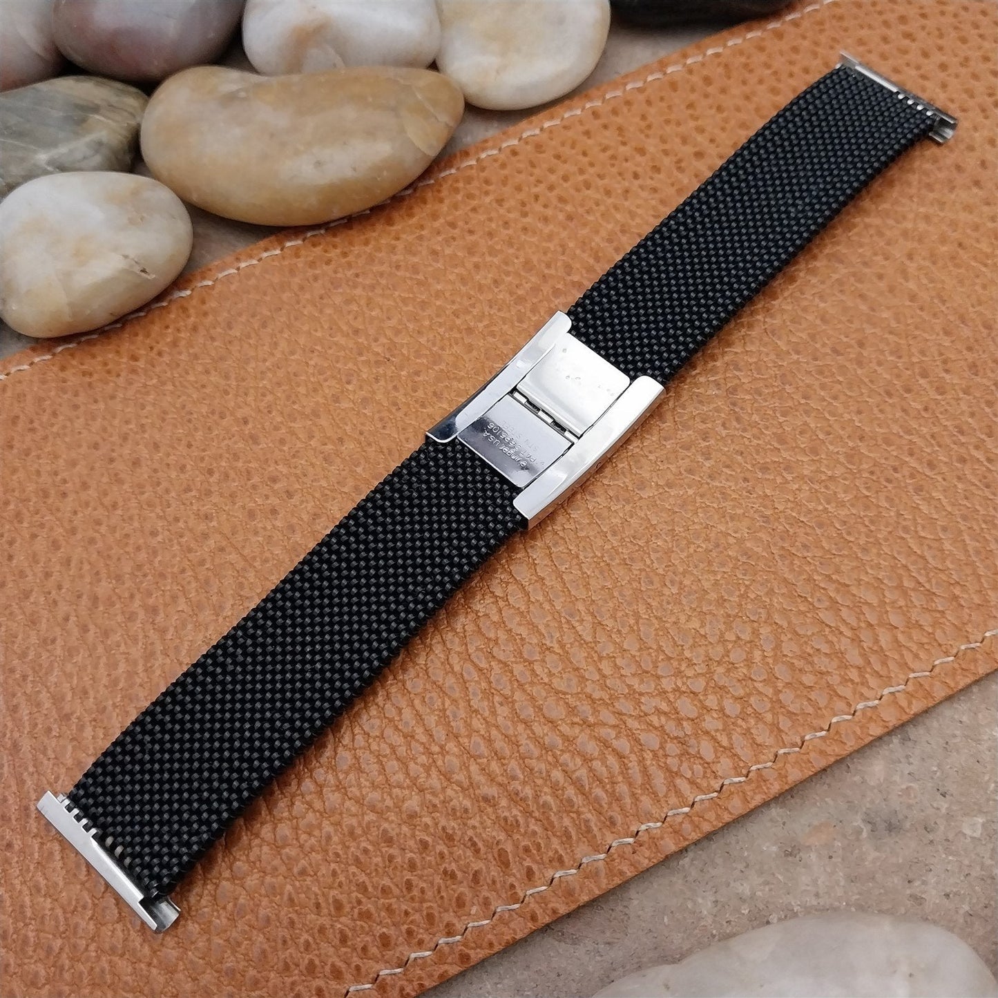 Stainless Steel Evinger Mesh Expansion 22mm 20mm 19mm Unused Vintage Watch Band