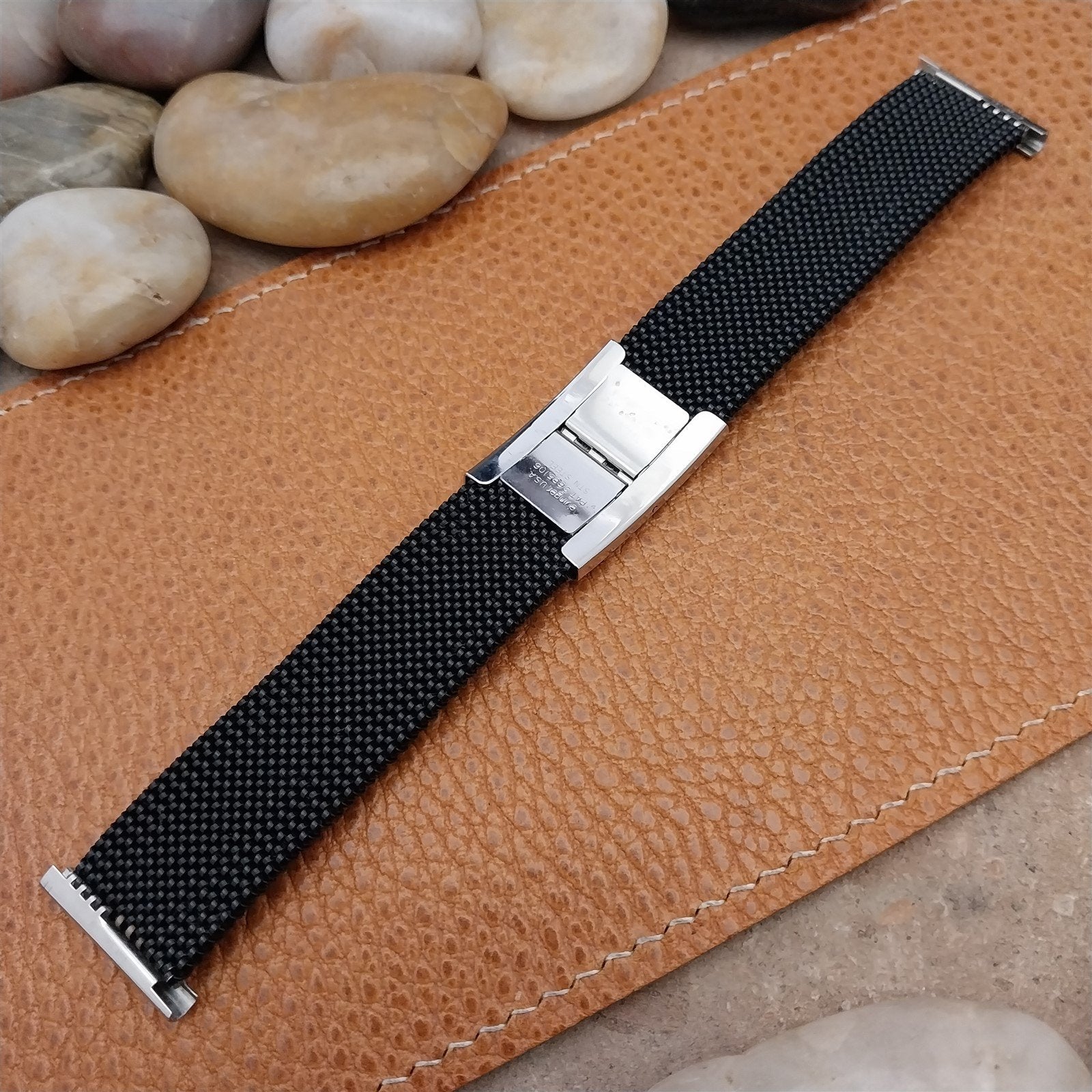 Stainless Steel Evinger Mesh Expansion 22mm 20mm 19mm Unused Vintage Watch Band