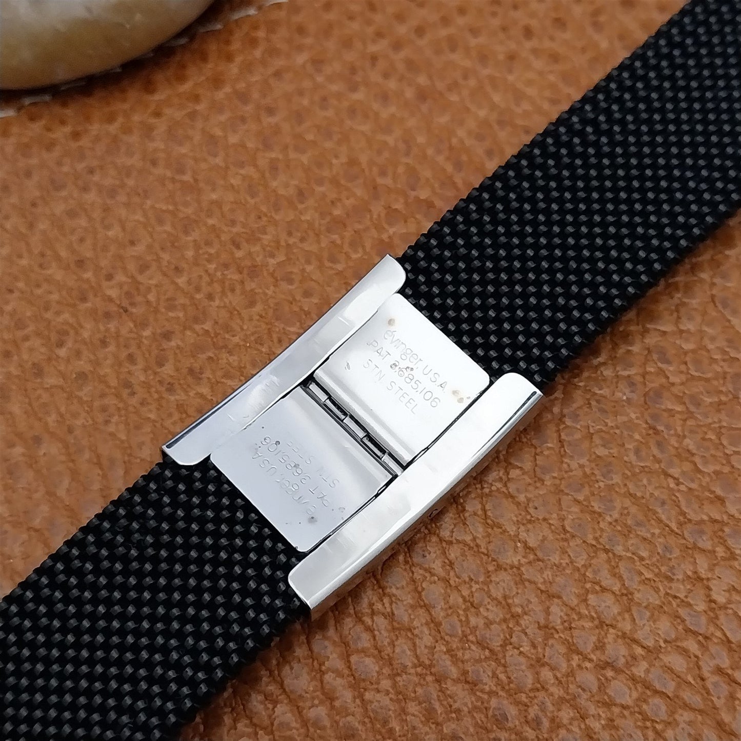 Stainless Steel Evinger Mesh Expansion 22mm 20mm 19mm Unused Vintage Watch Band