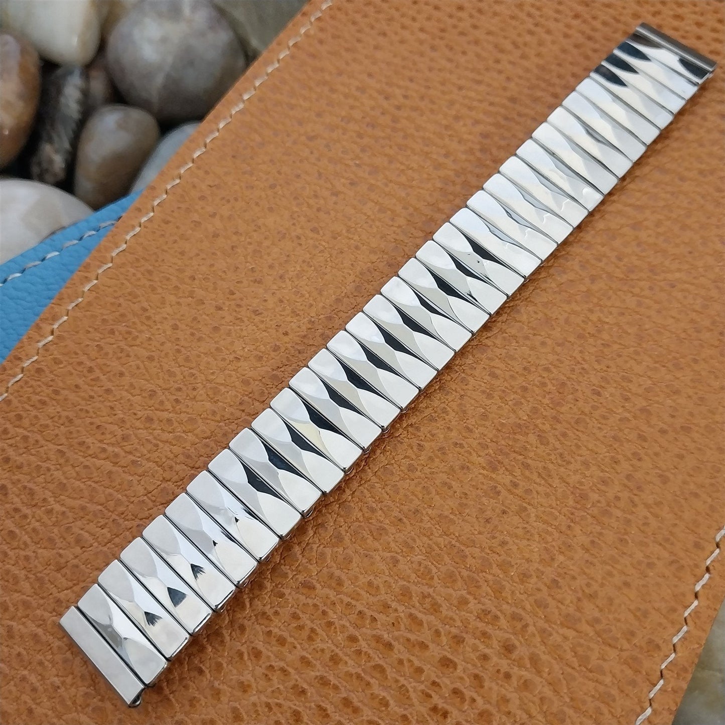 5/8" 16mm Baldwin Stainless Steel Expansion 1960s Vintage Expansion Watch Band