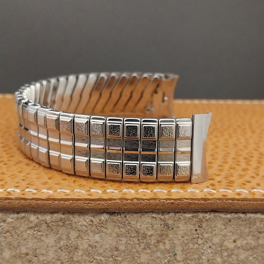 17.2mm 11/16" Baldwin Stainless Steel Expansion nos 1960s Vintage Watch Band