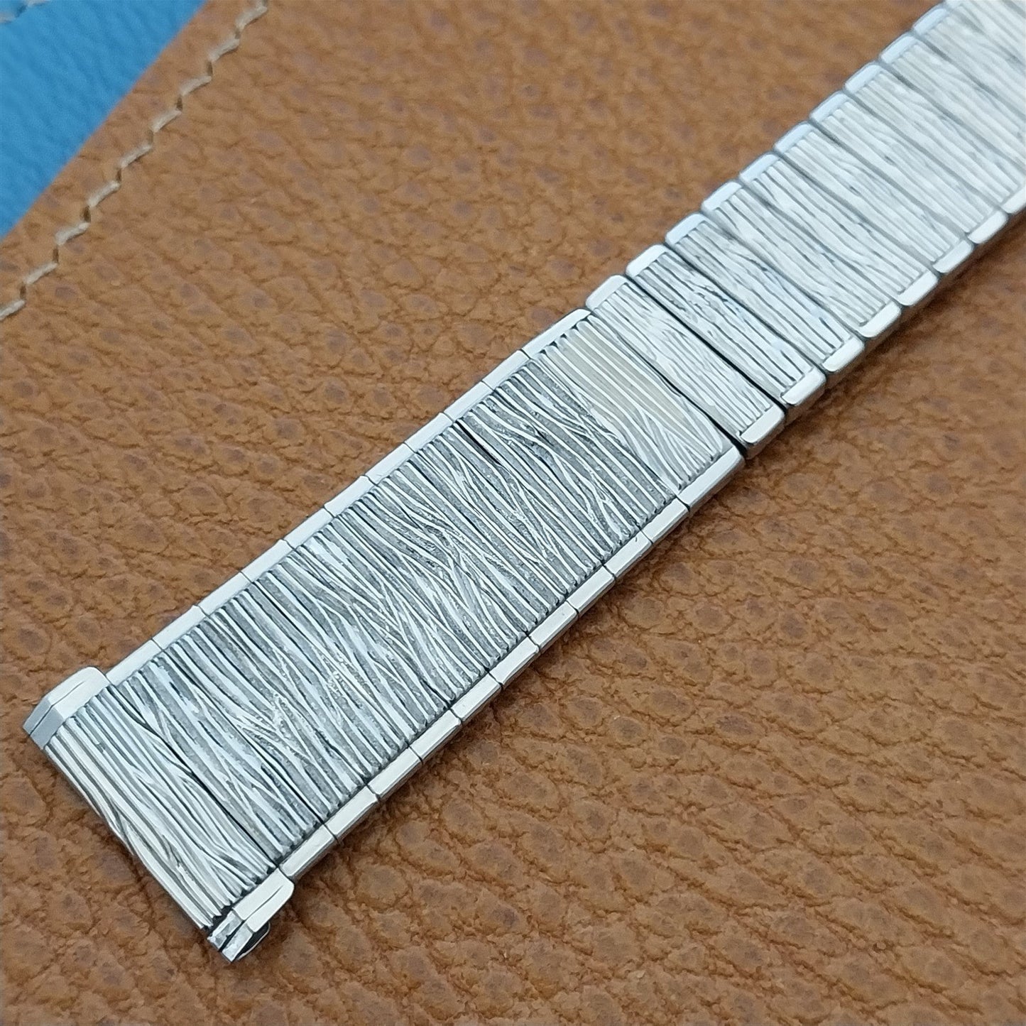 18mm 19mm 17.2mm Baldwin Stainless Steel Expansion nos 1960s Vintage Watch Band