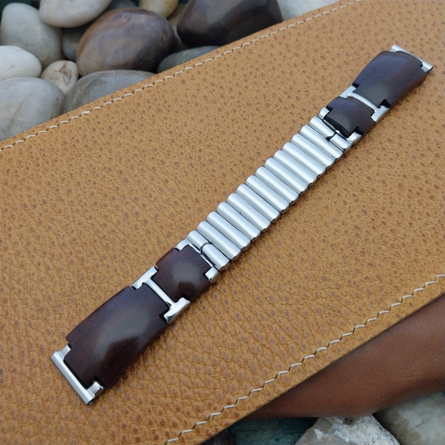 1950s 5/8" Kestenmade Woodland Stainless Steel Unused nos Vintage Watch Band