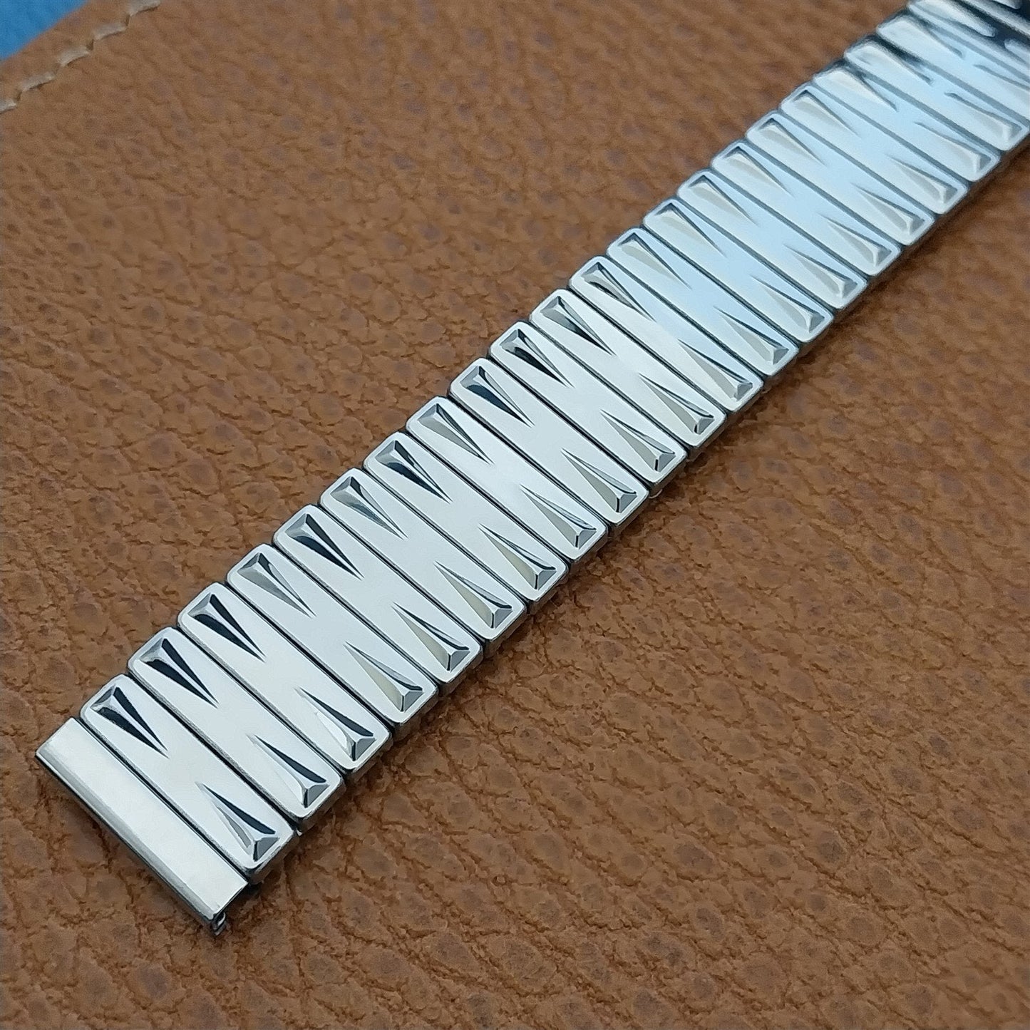 5/8" 16mm Baldwin USA Stainless Steel Expansion nos 1960s Vintage Watch Band