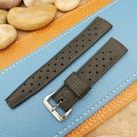 18mm Authentic Tropic Swiss Dive & Buckle Acier nos Classic Vintage Watch Band