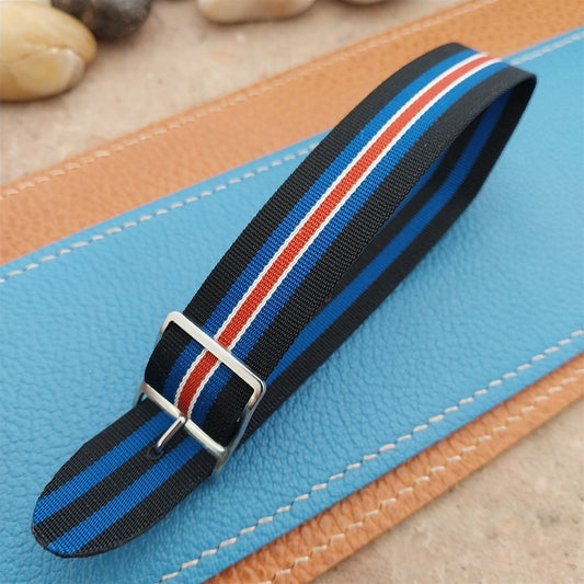 Vintage 18mm Perlon 60s Reversible Unused Classic Single Pass Field Watch Strap