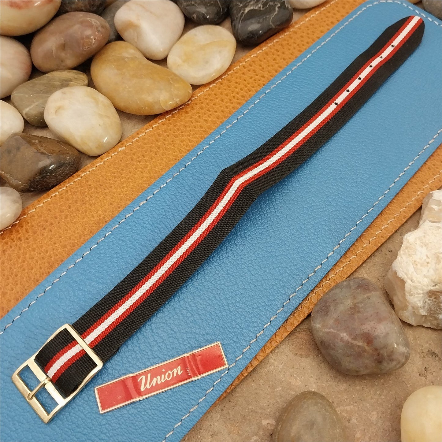 18mm Reversible Perlon 1960s Unused Classic Single Pass Vintage Watch Band