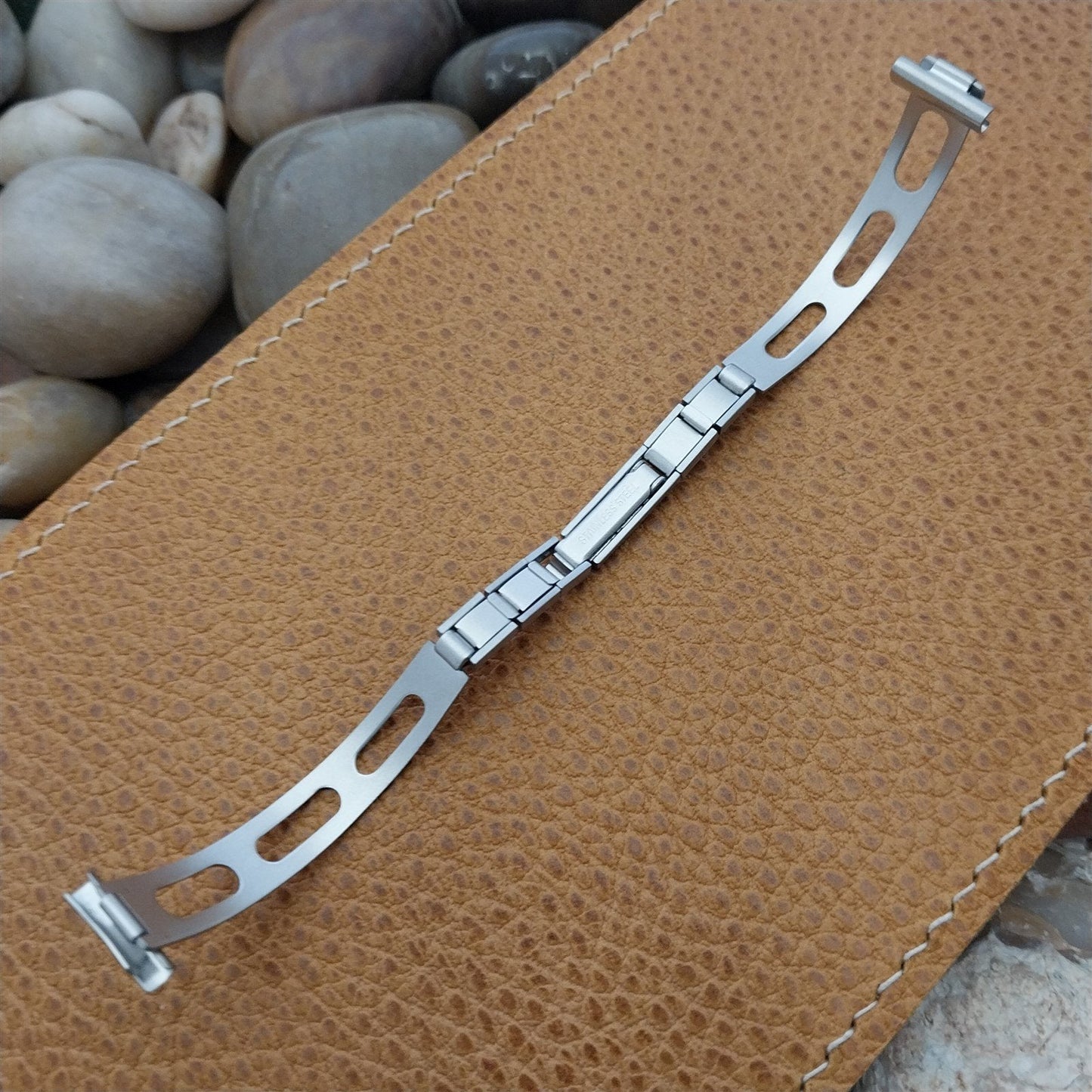 Womens 12mm Rowi Stainless Steel Rally Diver 1960s Vintage Watch Band