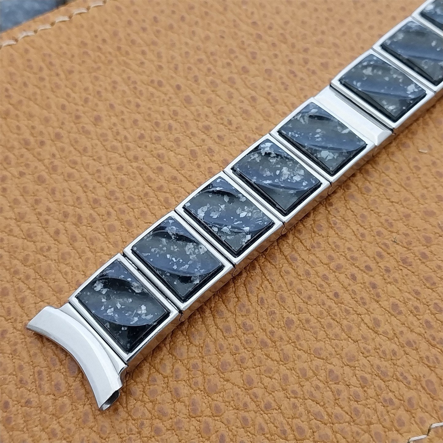 16mm 18mm Stainless Steel Expansion Classic Gemex USA 1950s Vintage Watch Band