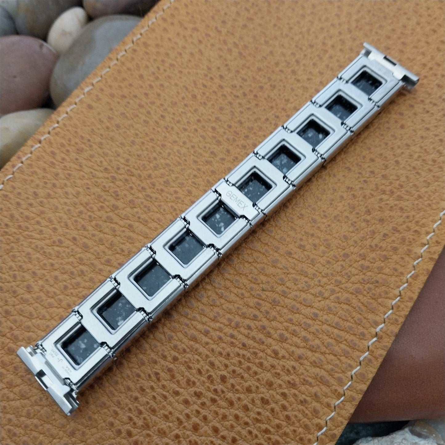 Gemex Monte Carlo Short Stainless 16mm 18mm 19mm 1950s MCM Vintage Watch Band