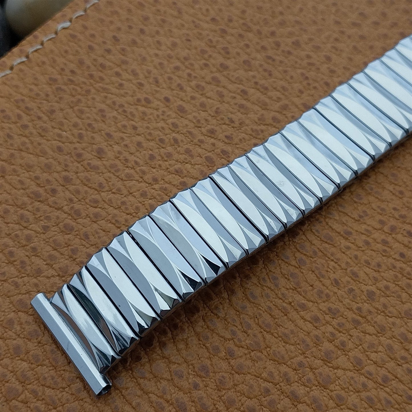 Gemex 16mm 18mm 19mm Stainless Steel Expansion Classic 1950s Vintage Watch Band