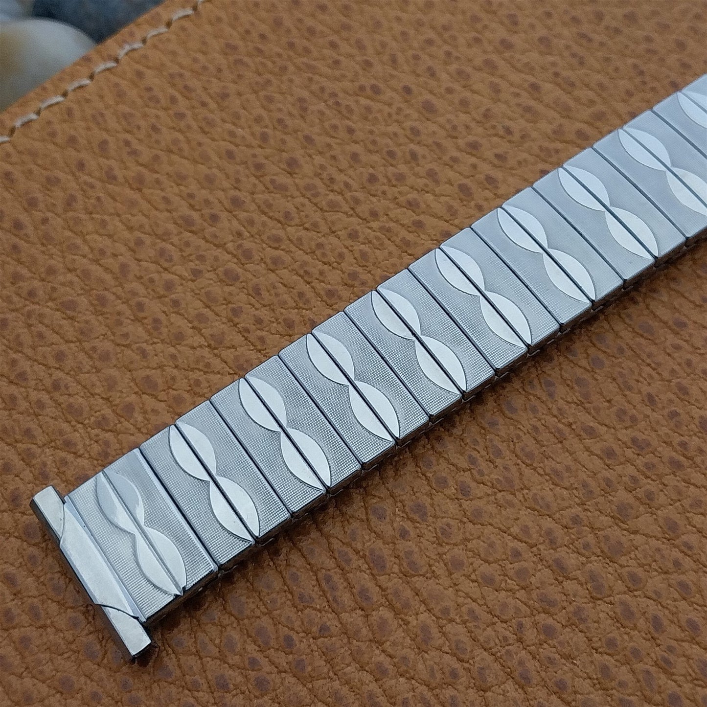 19mm 18mm 16mm Gemex Stainless Steel Expansion Unused 1960s Vintage Watch Band