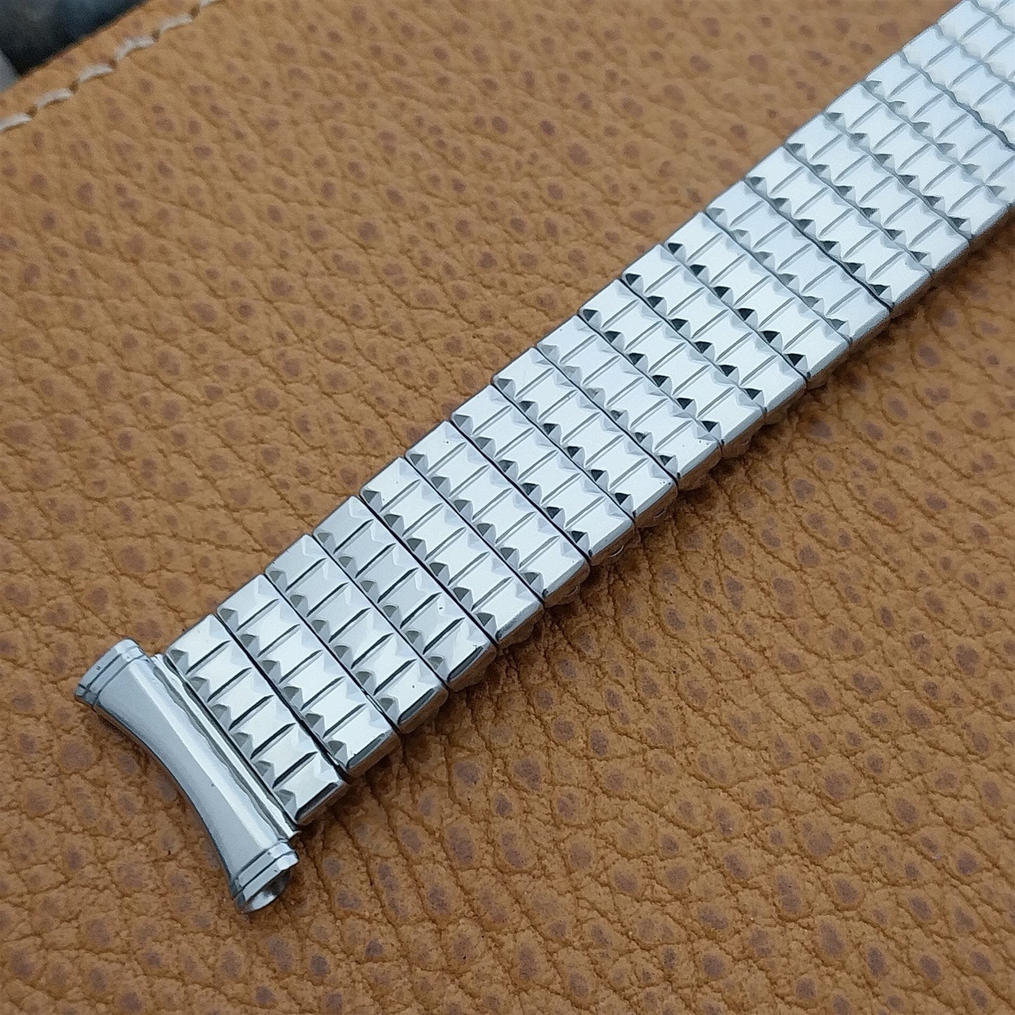 19mm 18mm 17mm 16mm Gemex Stainless Steel Expansion mcm 1960s Vintage Watch Band