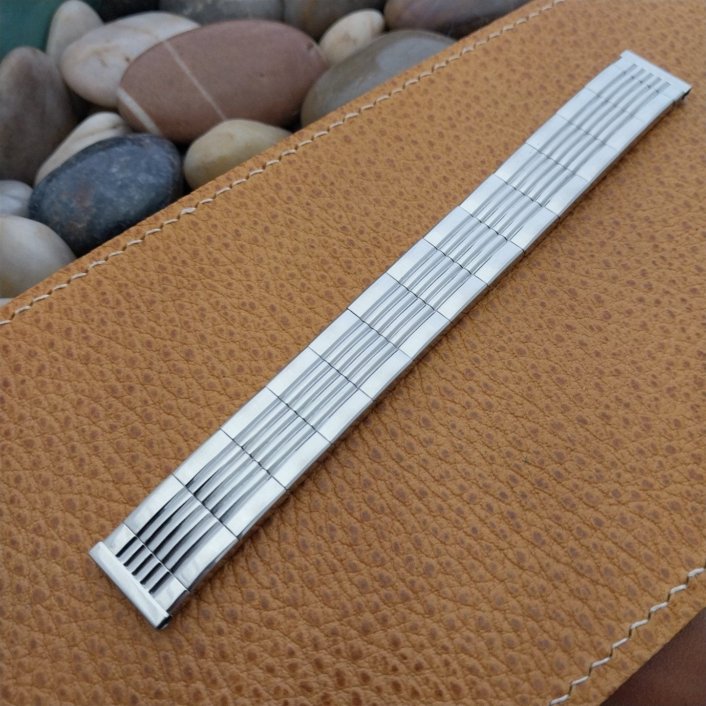 Classic 5/8" Gemex USA Stainless Steel Expansion Unused nos Vintage Watch Band