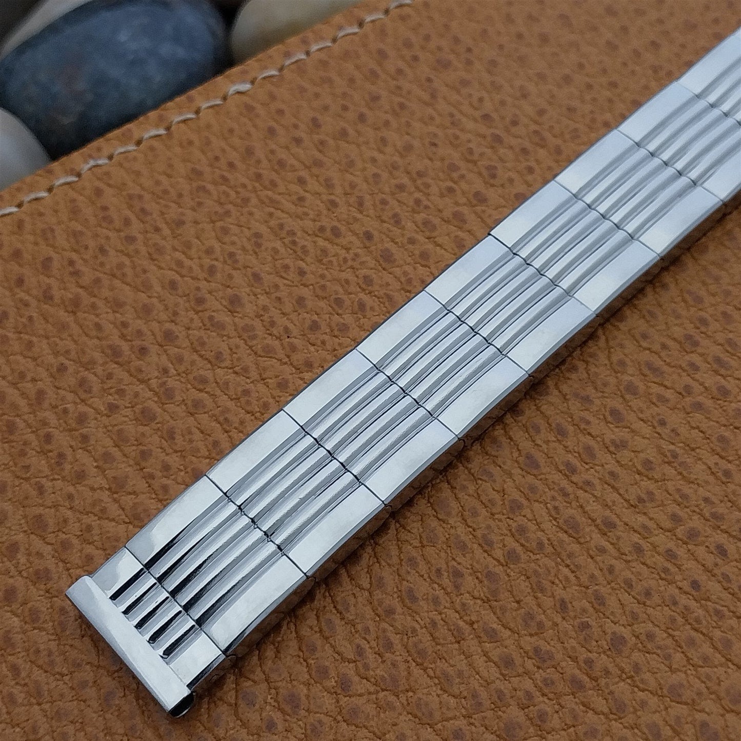 Classic 5/8" Gemex USA Stainless Steel Expansion Unused nos Vintage Watch Band