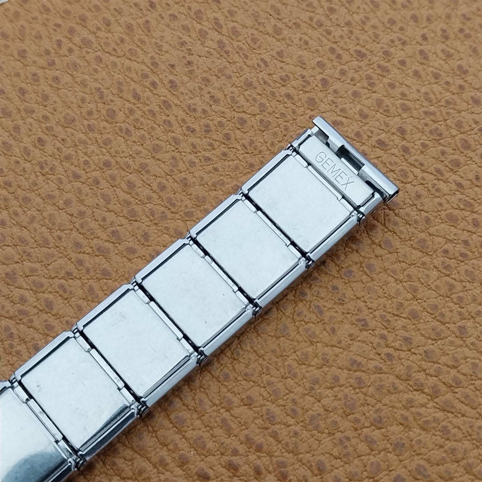 Classic 5/8" Gemex USA Stainless Steel Expansion Unused nos Vintage Watch Band