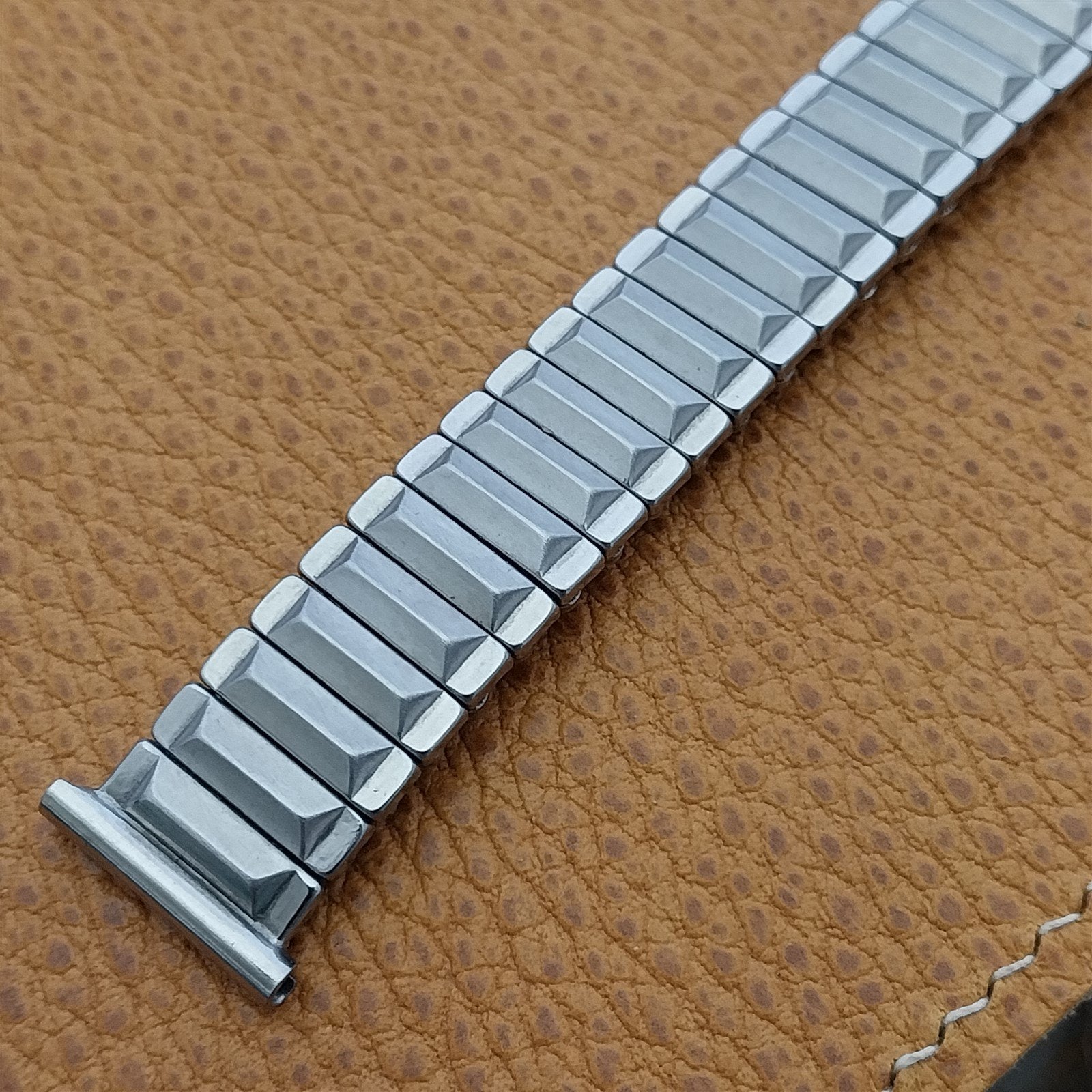 Gemex 16mm 18mm 19mm Stainless Steel Expansion Unused 1950s Vintage Watch Band