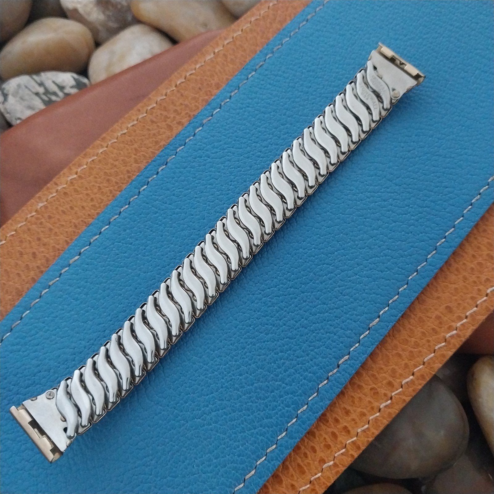 Vintage 5/8" Gold-Filled Stonewall Classic Scissor-Expansion 1940s Watch Band