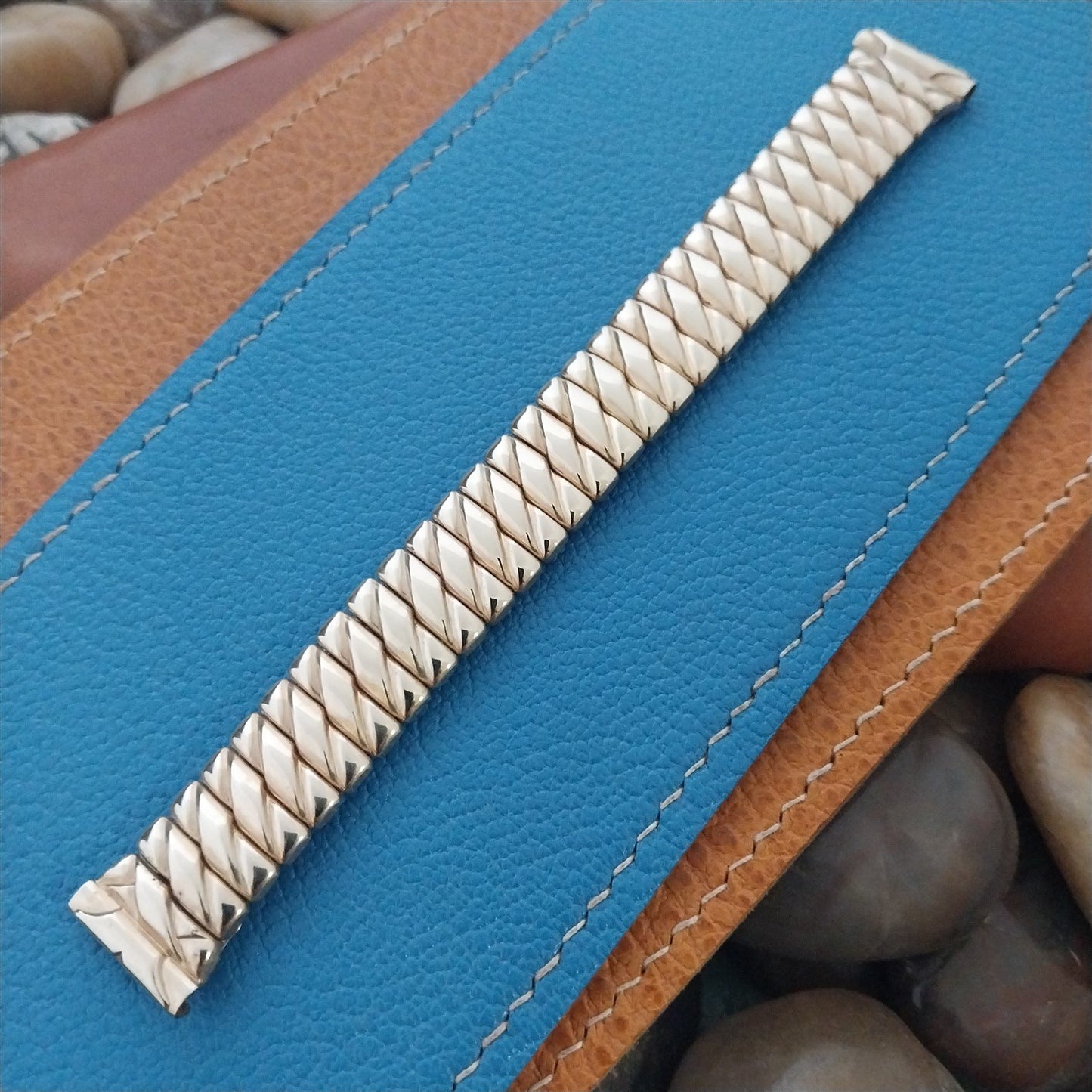 Vintage 5/8" Gold-Filled Stonewall Classic Scissor-Expansion 1940s Watch Band