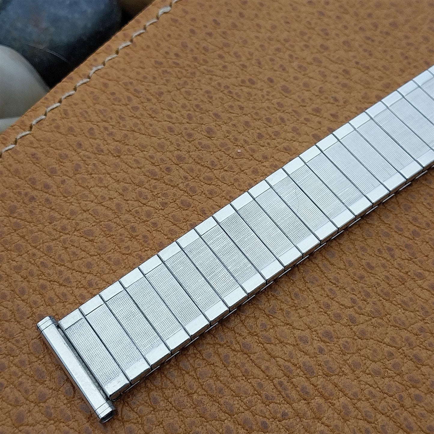 Vintage Watch Band Classic Speidel Florentine 1962 White Gold-Filled Expansion