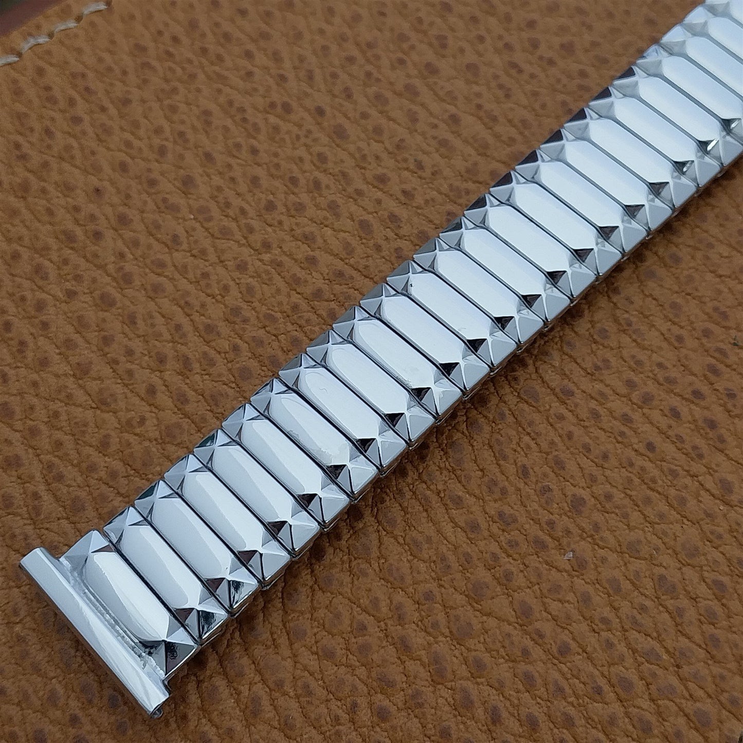19mm 18mm 16mm White Gold-Fill Expansion Classic Speidel 1955 Vintage Watch Band