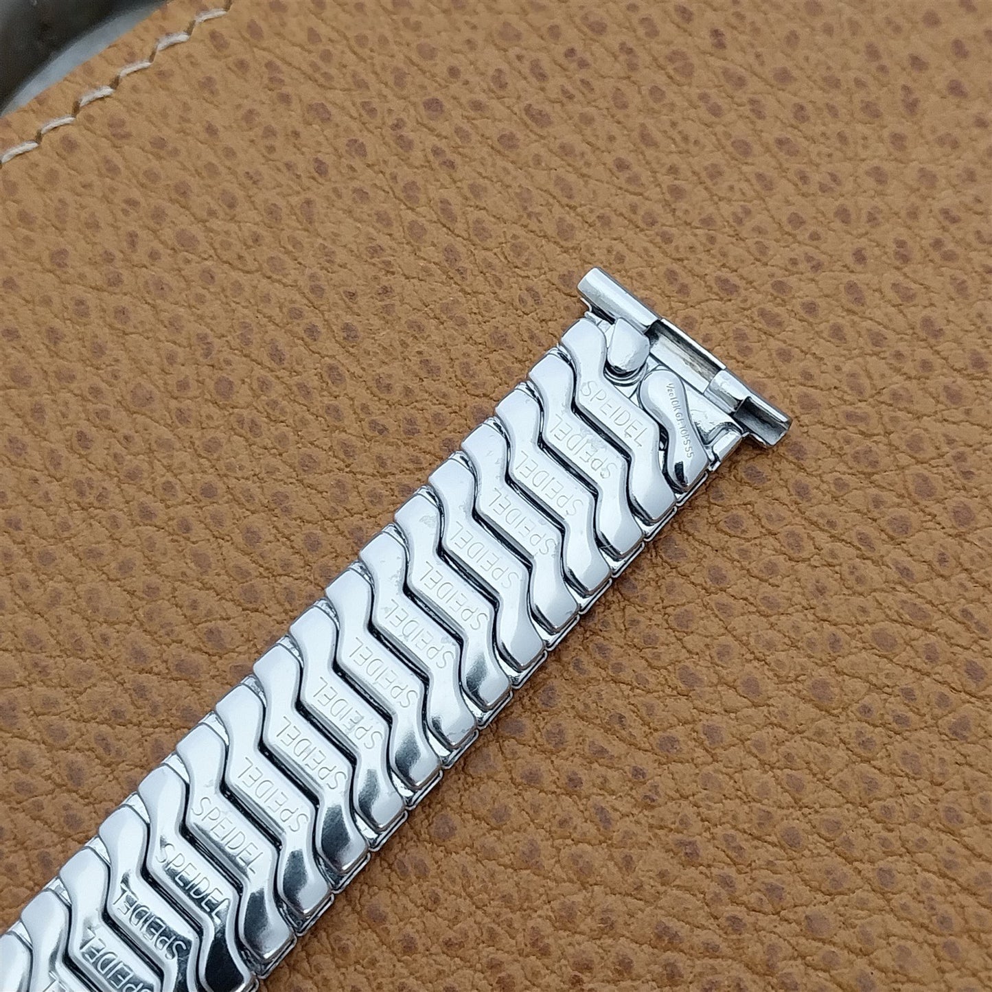 19mm 18mm 16mm White Gold-Fill Expansion Classic Speidel 1955 Vintage Watch Band