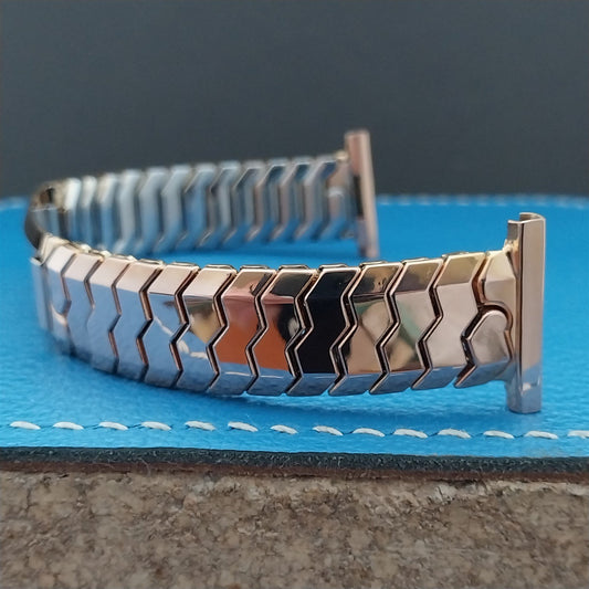 1948 Speidel 10k Rose Gold-Filled Golden Knight Ident nos Vintage Watch Band